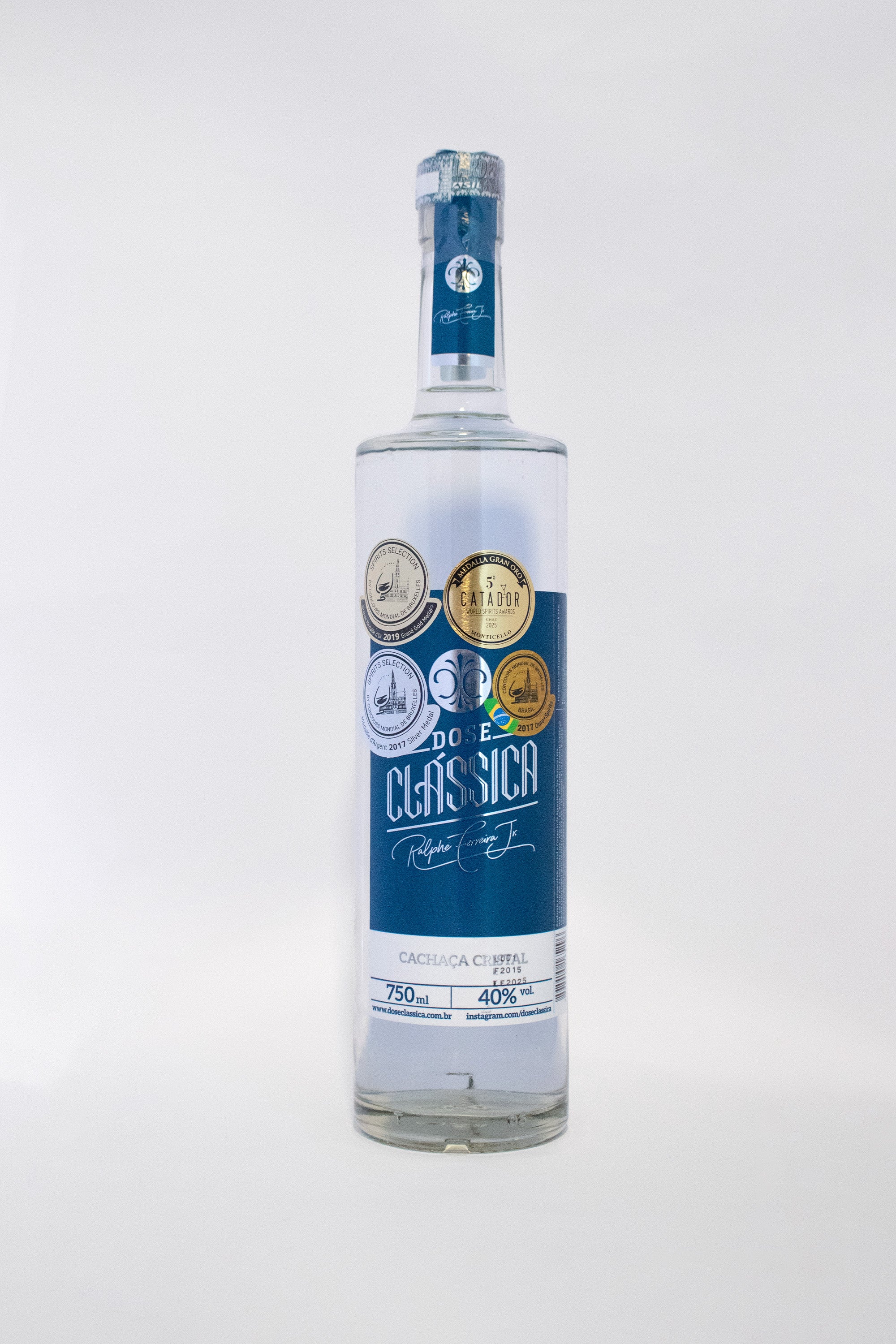 Cachaça Dose Clássica Cristal 750ml