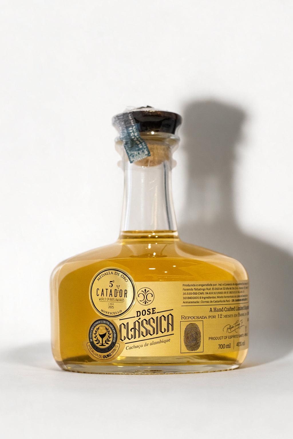 Cachaça Dose Clássica Serie Ouro Castanha-do-Pará