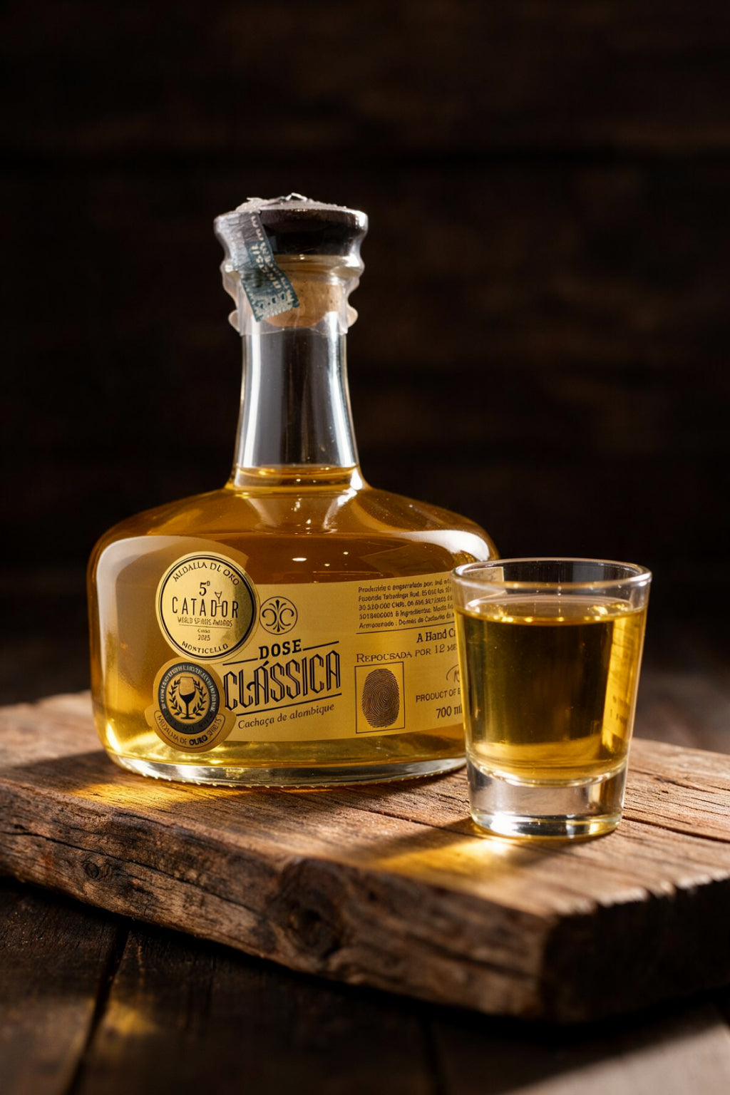 Cachaça Dose Clássica Serie Ouro Castanha-do-Pará